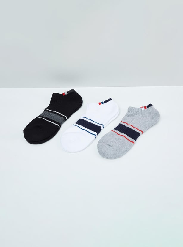 Men Striped Socks- Pack of 3