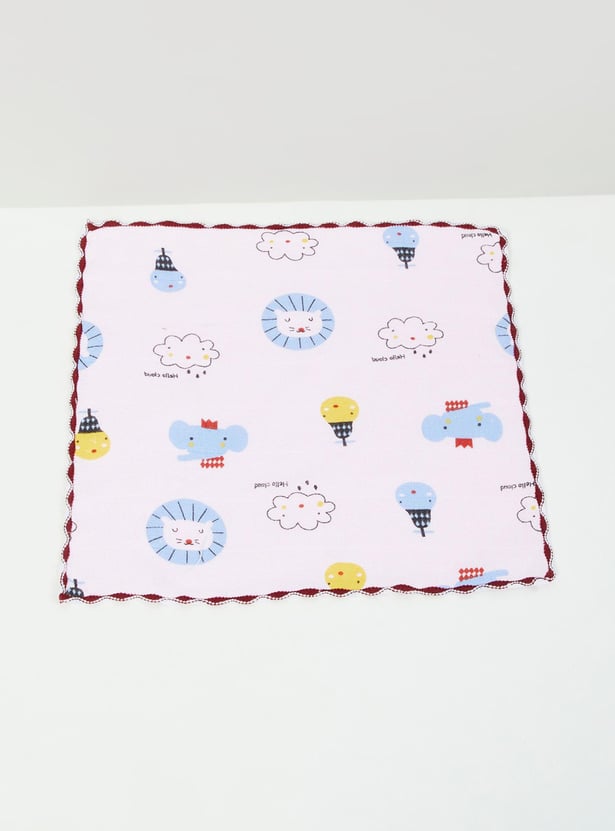 Boys Printed Handkerchief - Pack of 4