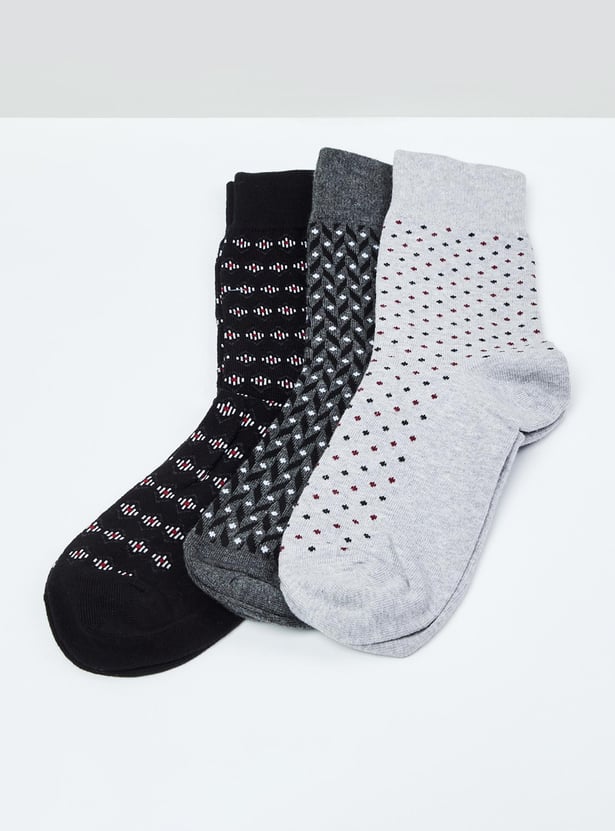 MAX Men Patterned Socks - Set of 3