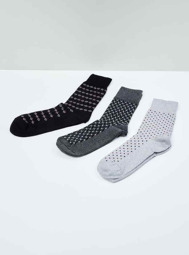 MAX Men Patterned Socks - Set of 3