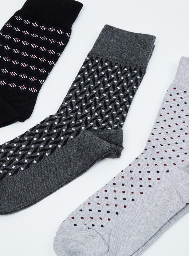 MAX Men Patterned Socks - Set of 3