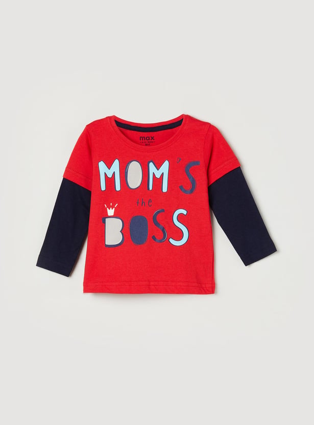 MAX Printed Crew Neck T-shirt