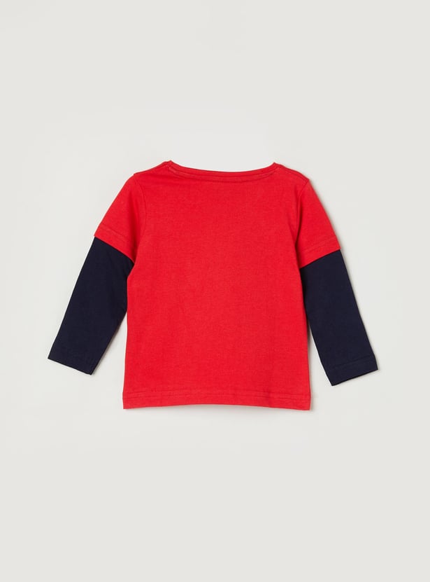 MAX Printed Crew Neck T-shirt