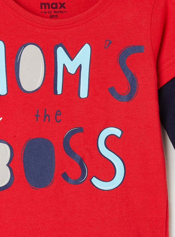 MAX Printed Crew Neck T-shirt