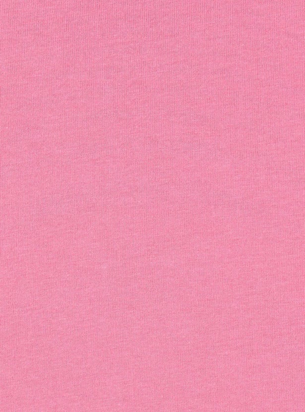 Girls Printed Round Neck T-shirt - Pack of 5