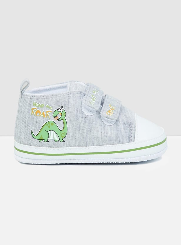 Boys Printed Velcro Strap Shoes