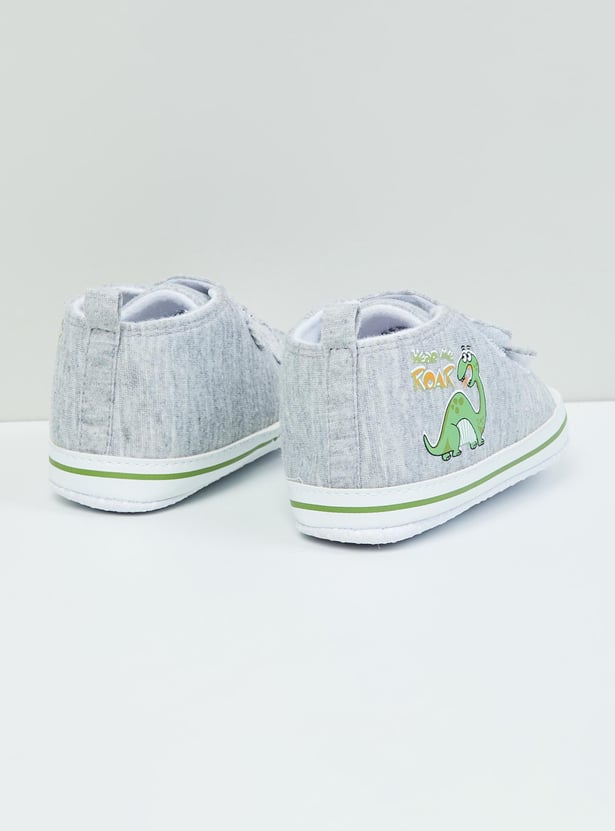 Boys Printed Velcro Strap Shoes