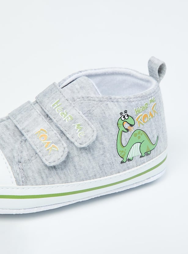 Boys Printed Velcro Strap Shoes