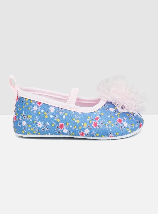 Girls Printed Slip-On Booties