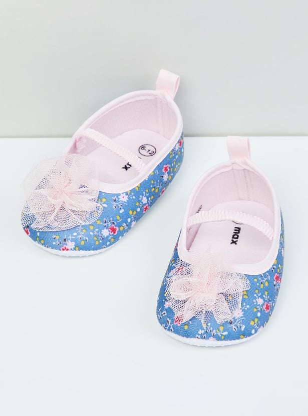 Girls Printed Slip-On Booties