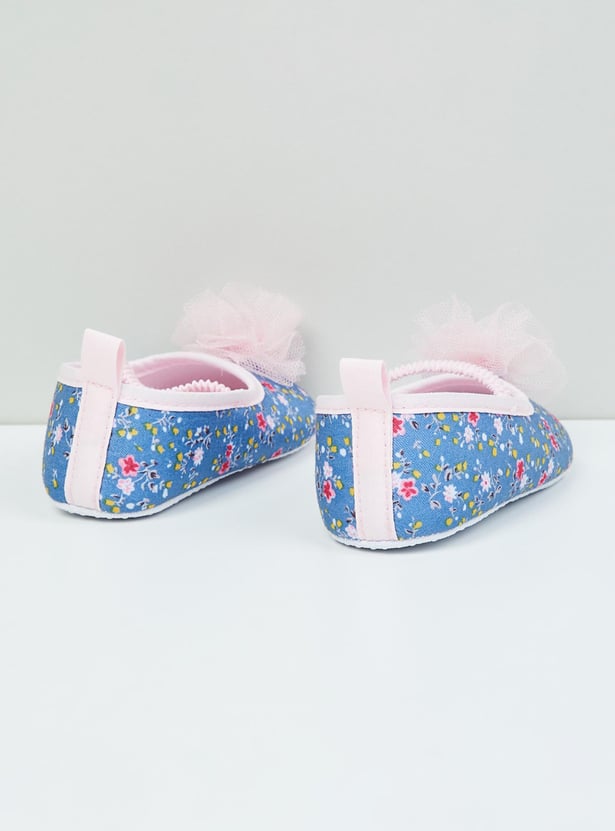 Girls Printed Slip-On Booties
