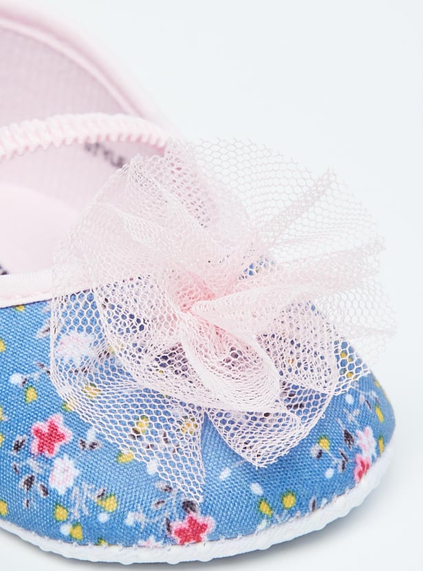 Girls Printed Slip-On Booties