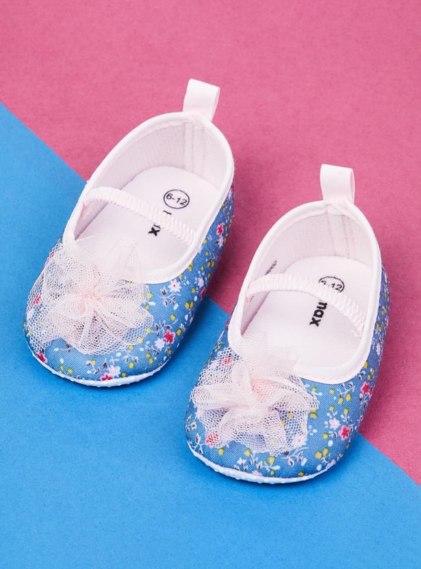 Girls Printed Slip-On Booties