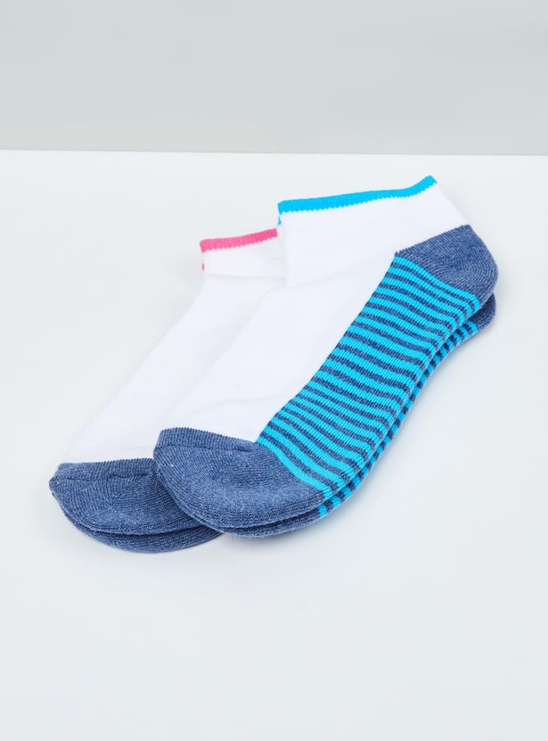 MAX Women Striped Socks- Pack of 2