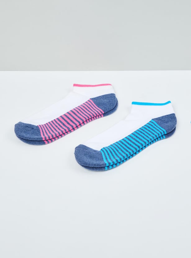 MAX Women Striped Socks- Pack of 2