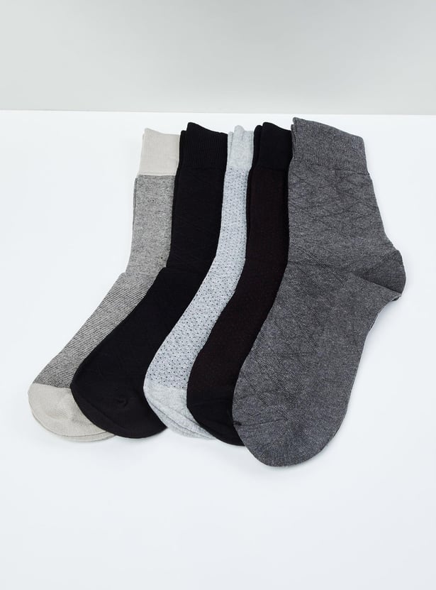 MAX Men Patterned Socks - Set of 5
