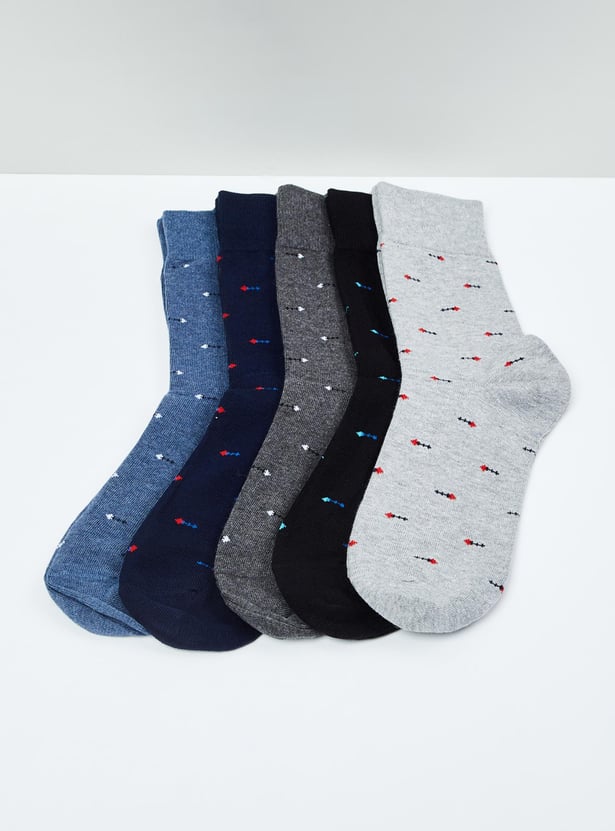 MAX Men Patterned Socks - Set of 5