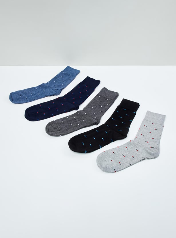 MAX Men Patterned Socks - Set of 5