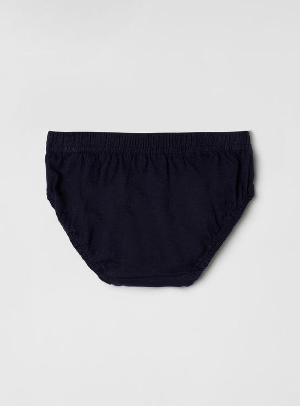 Boys Solid Briefs- Pack of 3