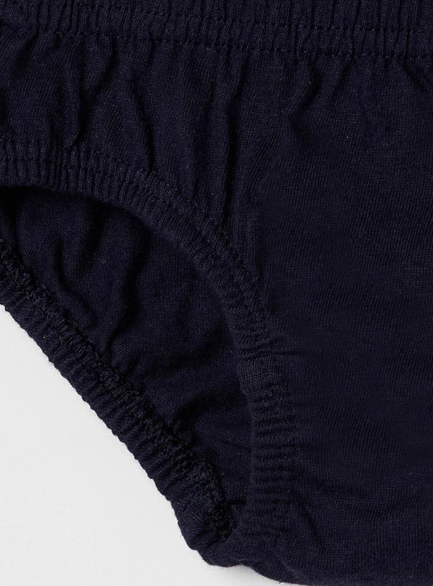 Boys Solid Briefs- Pack of 3