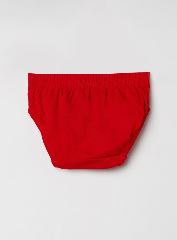 Boys Solid Briefs- Pack of 3