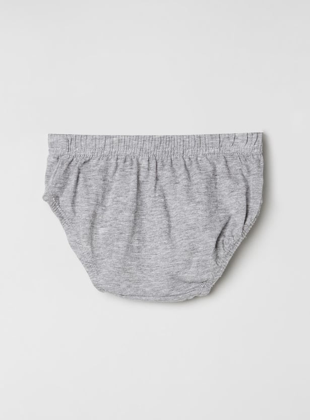 Boys Solid Briefs- Pack of 3