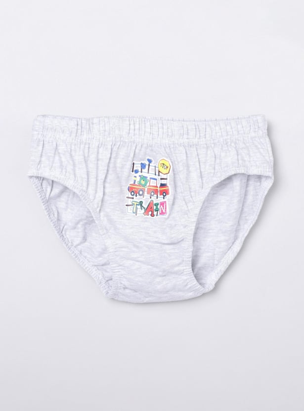 Boys Printed Brief - Pack of 3