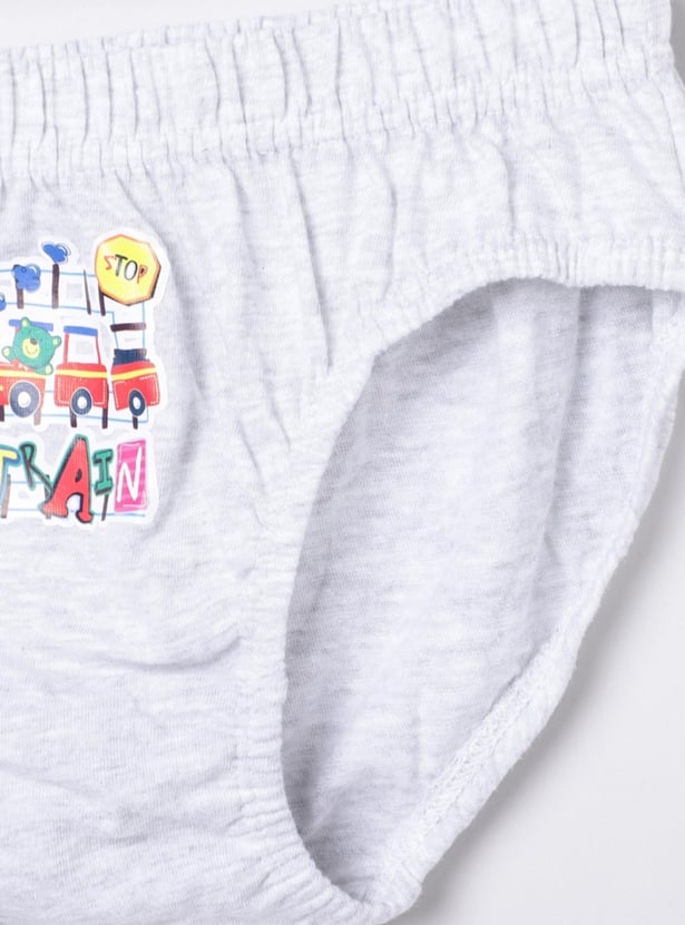 Boys Printed Brief - Pack of 3