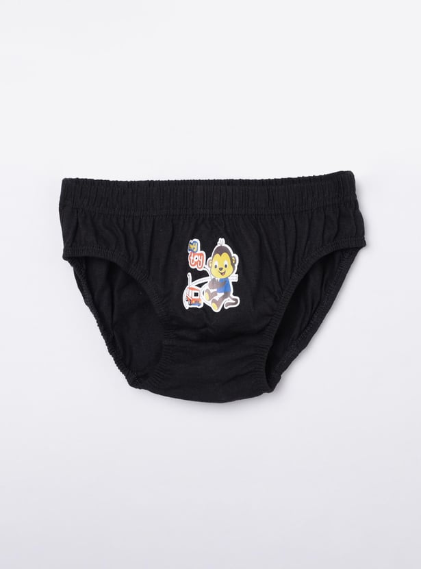 Boys Printed Brief - Pack of 3