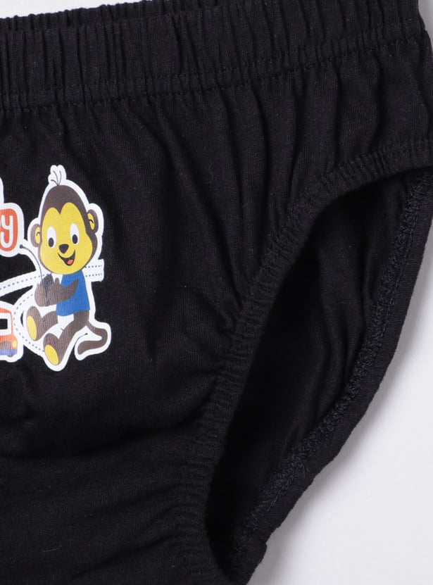Boys Printed Brief - Pack of 3