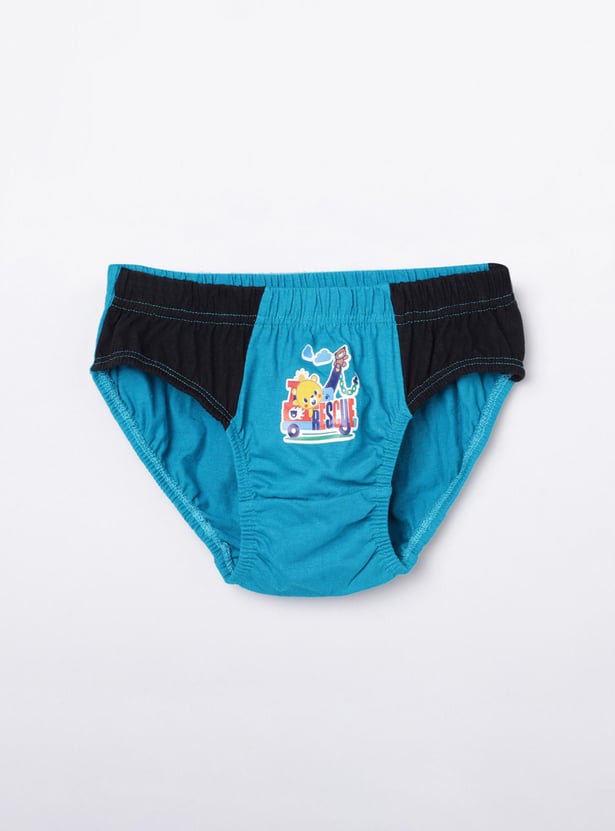 Boys Printed Brief - Pack of 3