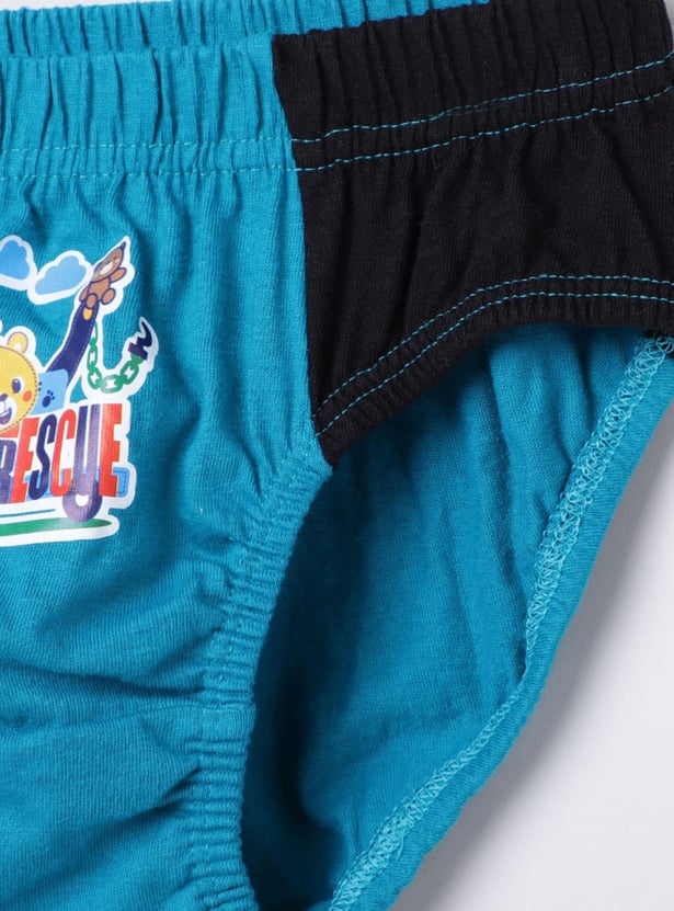 Boys Printed Brief - Pack of 3