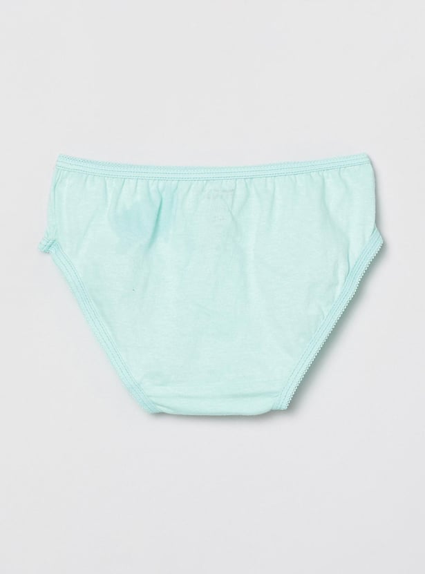 Girls Solid Hipster Panties- Pack of 3