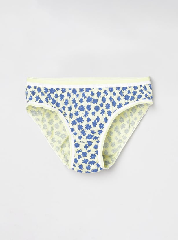 Girls Printed Brief - Pack of 3