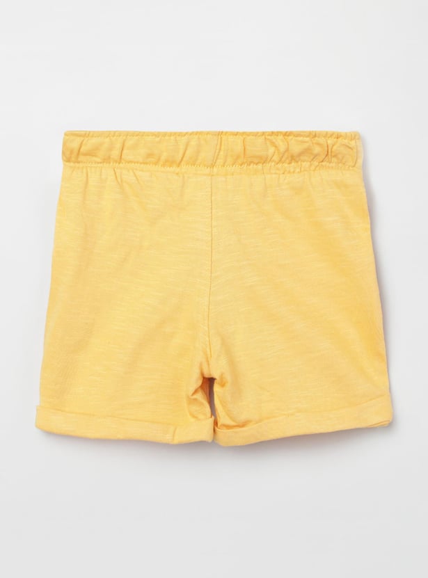 MAX Girls Embroidered Elasticated Shorts