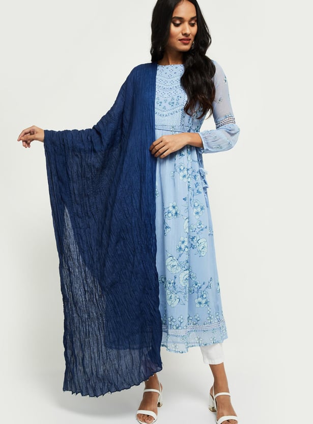 Women Crinkled Dupatta