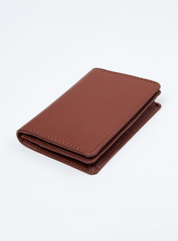 MAX Men Solid Bi-Fold Wallet