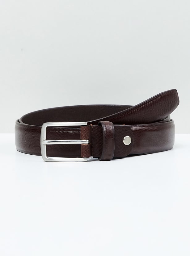 Genuine Leather Textured Belt