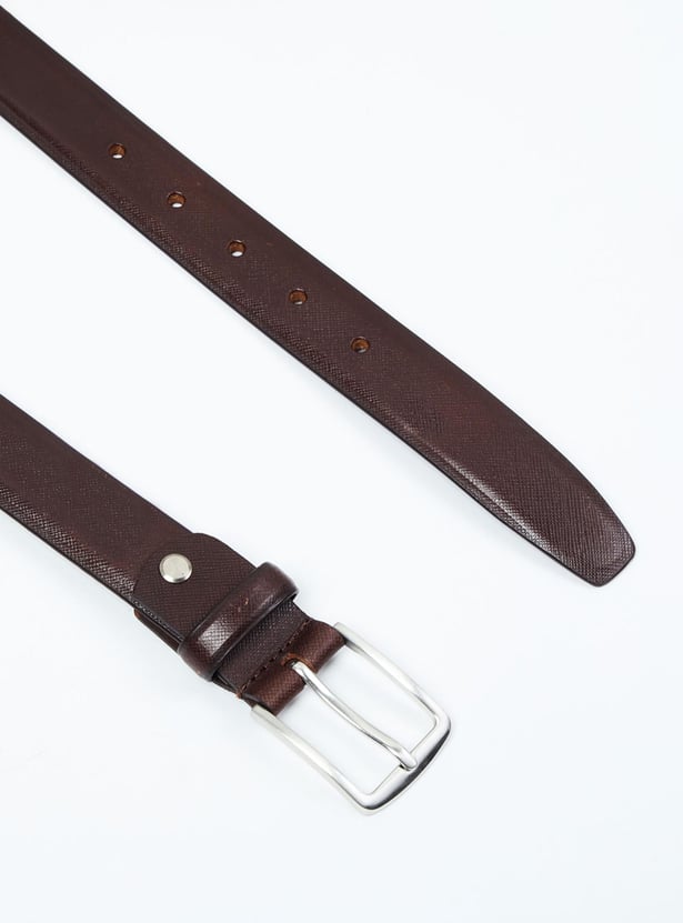 Genuine Leather Textured Belt