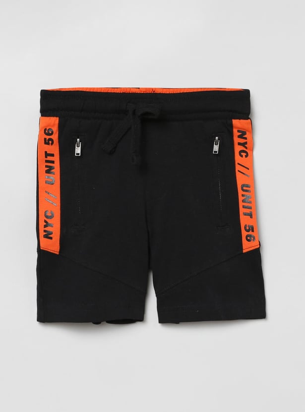 MAX Boys Printed Drawstring Waist Shorts