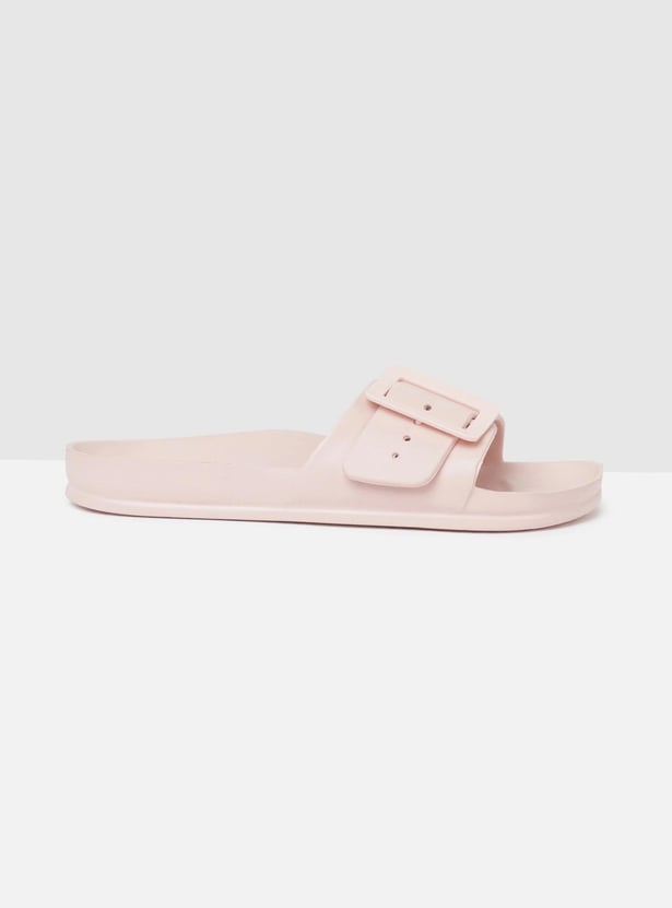 Women Solid Sliders