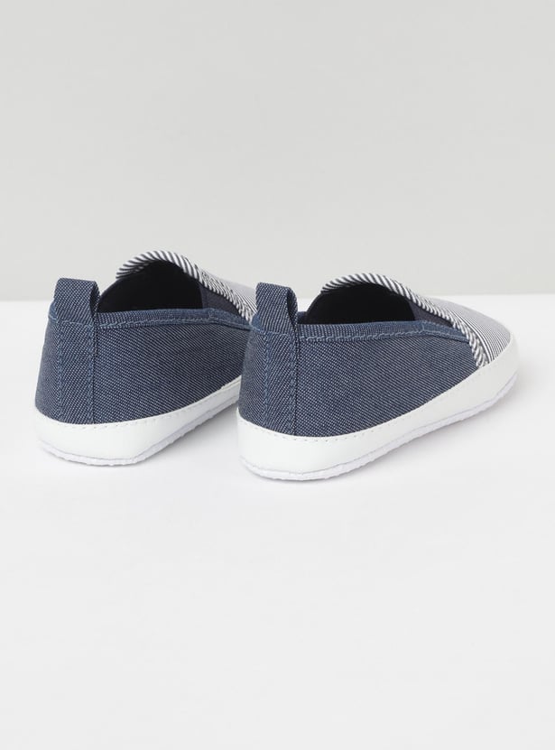 Boys Printed Slip-On Booties 