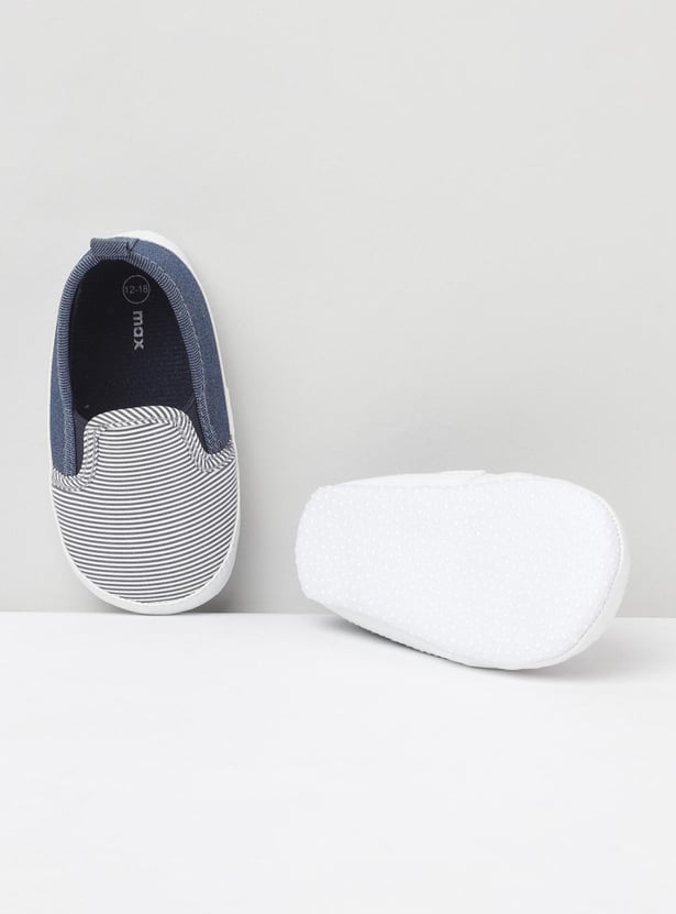 Boys Printed Slip-On Booties 