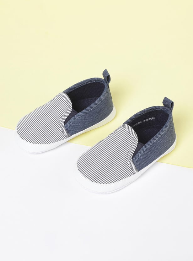 Boys Printed Slip-On Booties 