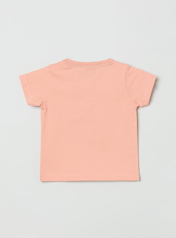 MAX Boys Printed Round Neck T-shirt