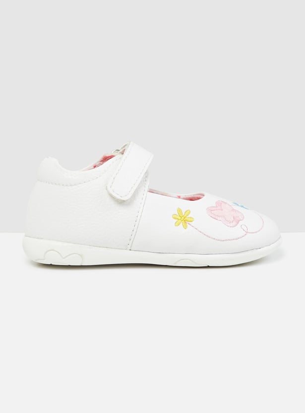 MAX Girls Embroidered Mary Janes