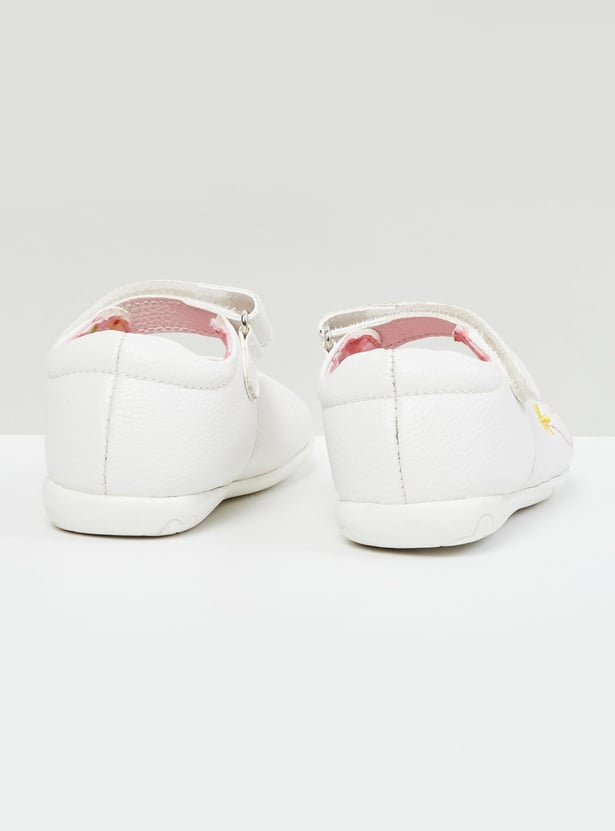 MAX Girls Embroidered Mary Janes