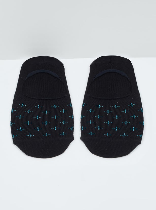 Men Patterned Footlet - Pack of 3 Pairs