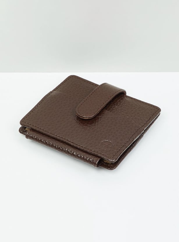 Men Textured Bi-Fold Wallet