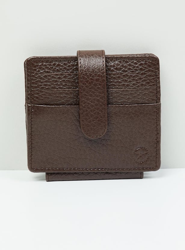 Men Textured Bi-Fold Wallet